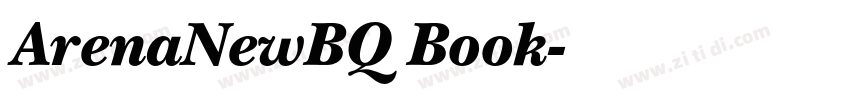 ArenaNewBQ Book字体转换